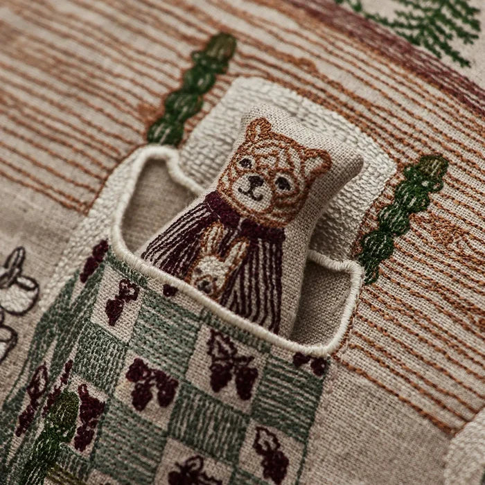 Three Little Bears Lumbar Pocket Pillow