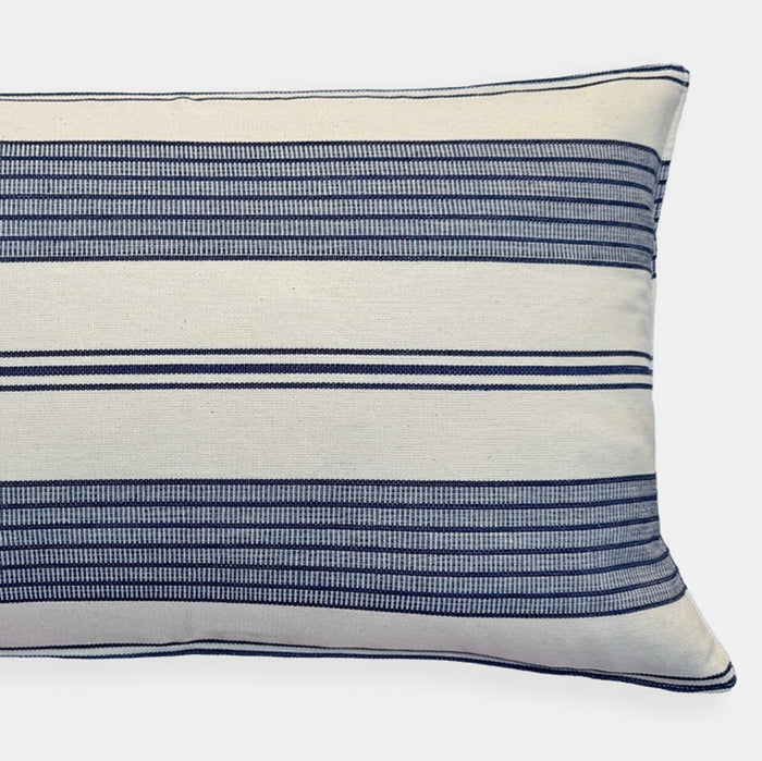 Tick Mark Stripe Lumbar Pillow