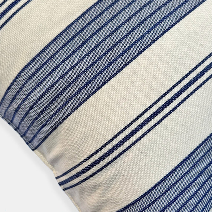 Tick Mark Stripe Square Pillow