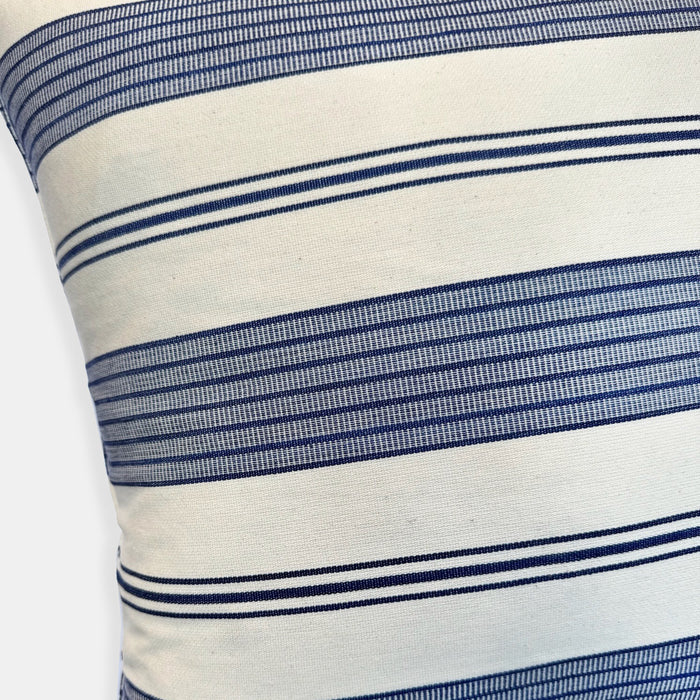 Tick Mark Stripe Square Pillow