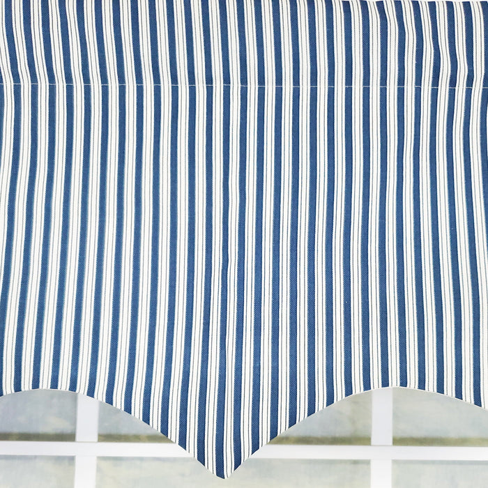 Ticking Stripe Regal Valance