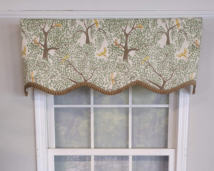 Tree Bird Provance Valance