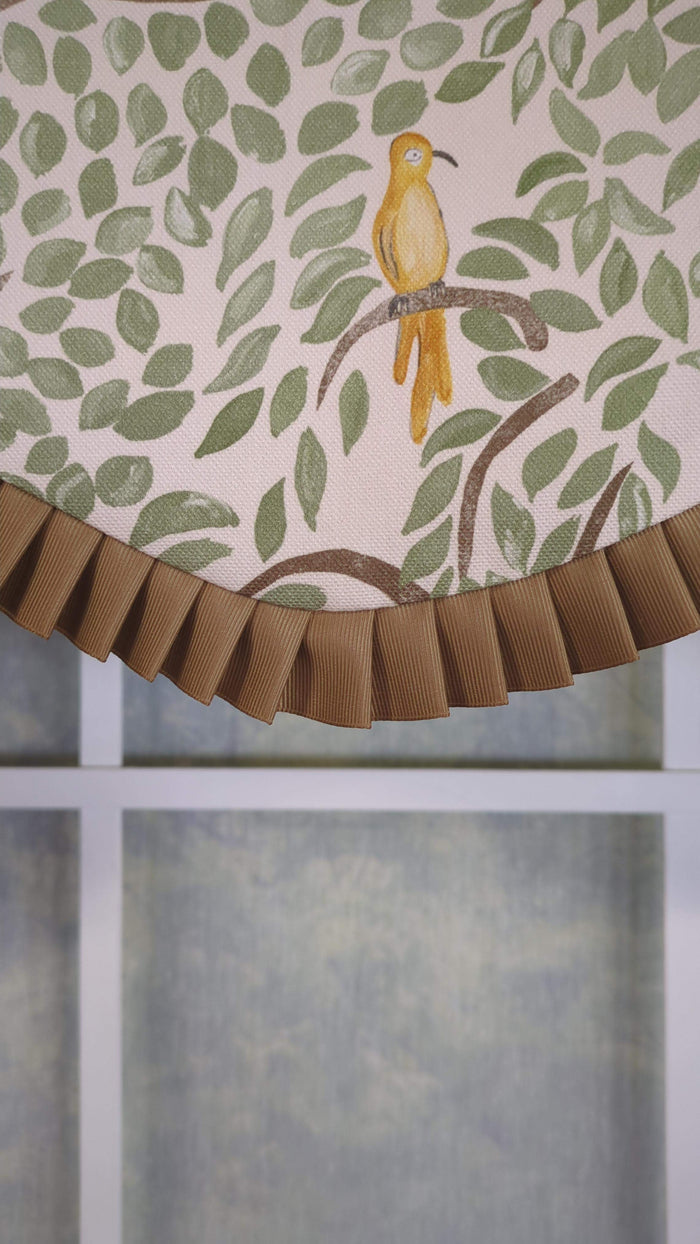 Tree Bird Provance Valance
