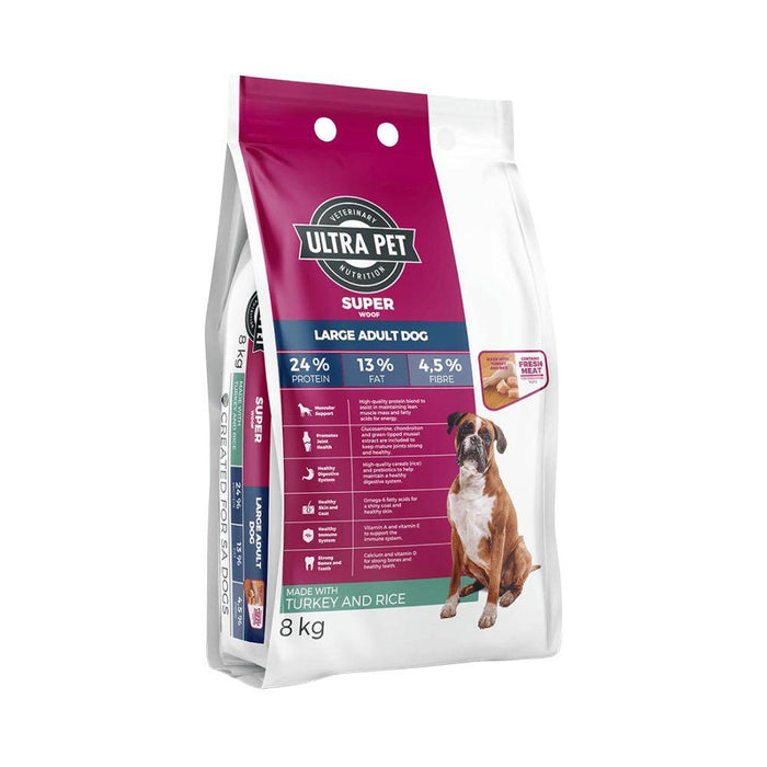 Ultra Pet Superwoof Large Breed Adult Turkey & Rice Dry Dog Food - Petworld
