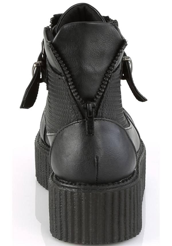 Demonia V-CREEPER-566 [Black] - Close Up