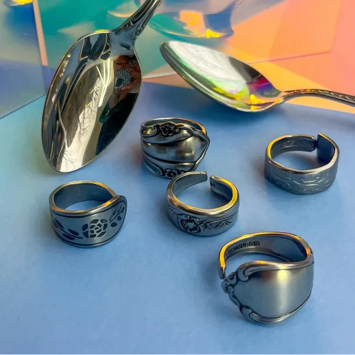 Vintage Spoon RING size 6