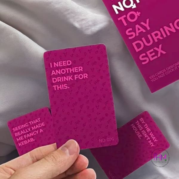 What Not To Say During Sex Trivia - Toys & Games