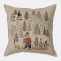 Winter Fun Square Pillow