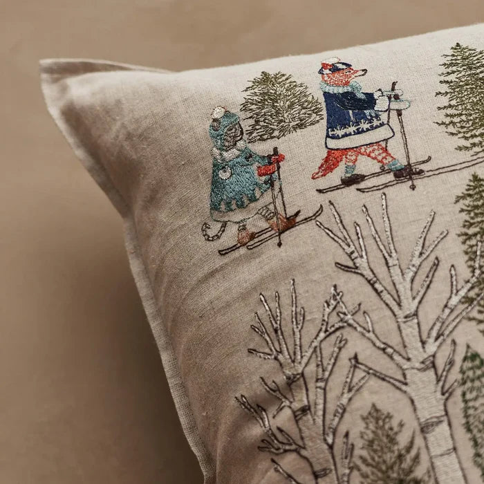 Winter Fun Square Pillow