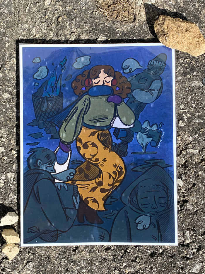 Winter In The City PRiNT by Camille Cherry