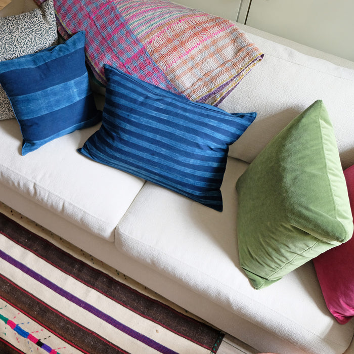Winthrop Meadow Velvet Square Pillow