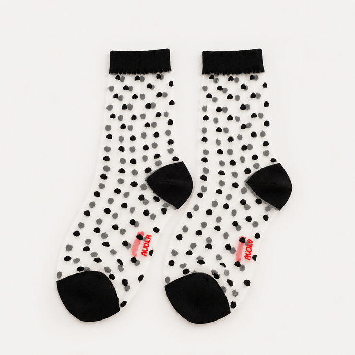 Women's Sheer Polka Dot Socks