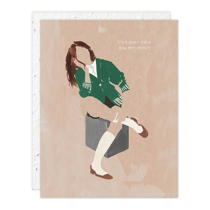 You on My Mind Greeting Card