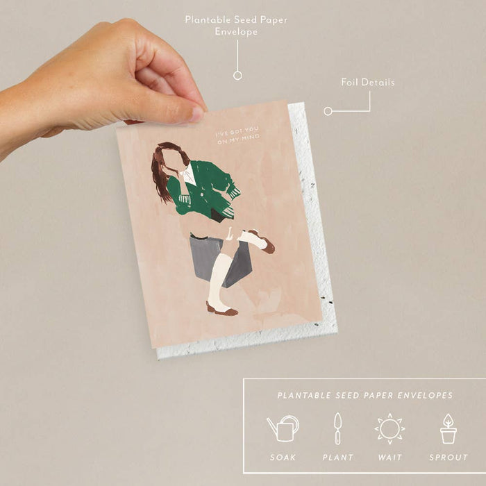 You on My Mind Greeting Card